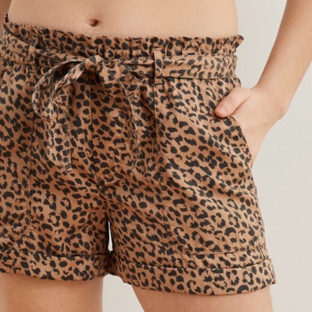 Brand new Aerie Leopard Camp Shorts
